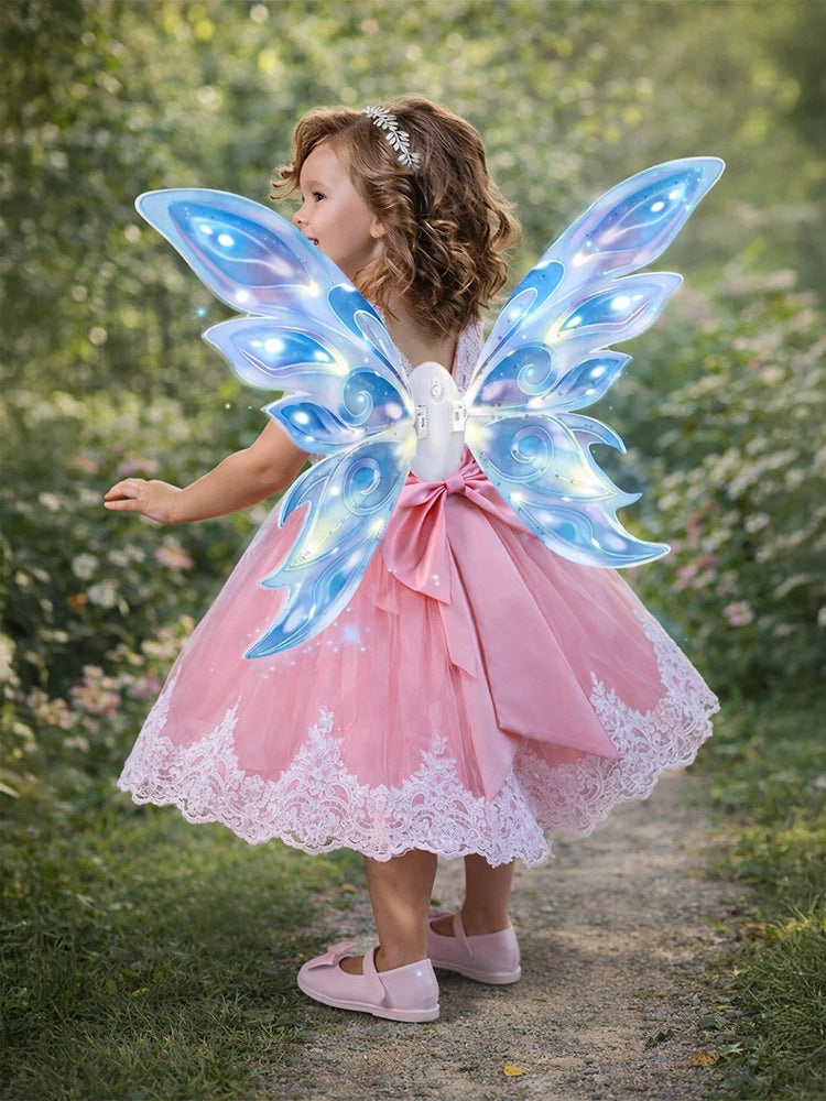 sachin and babi light blue dress A dreamy lilac-blue fairy gown with butterfly details, side bows, and   www.liandli.in