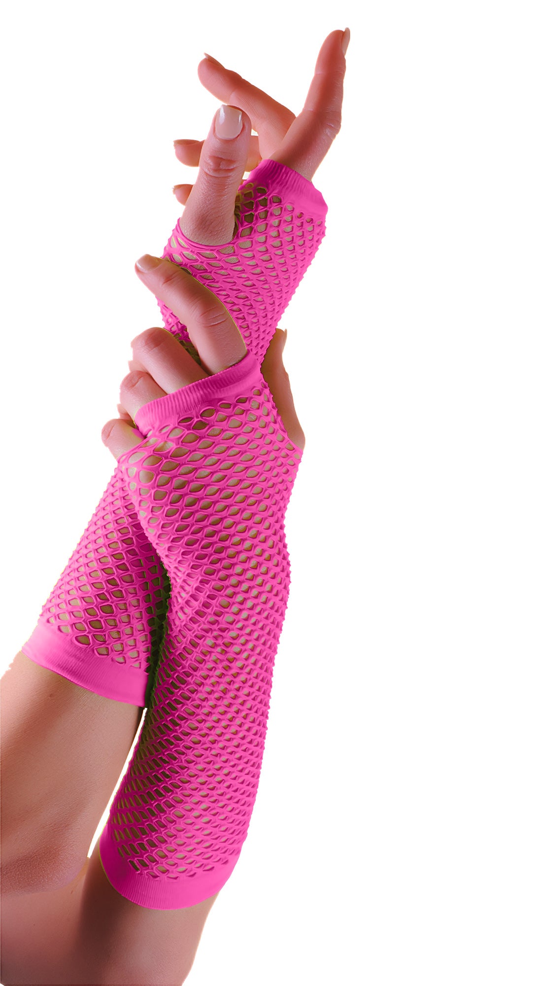 Adult Women's Fishnet Gloves Wrist Length main image 1