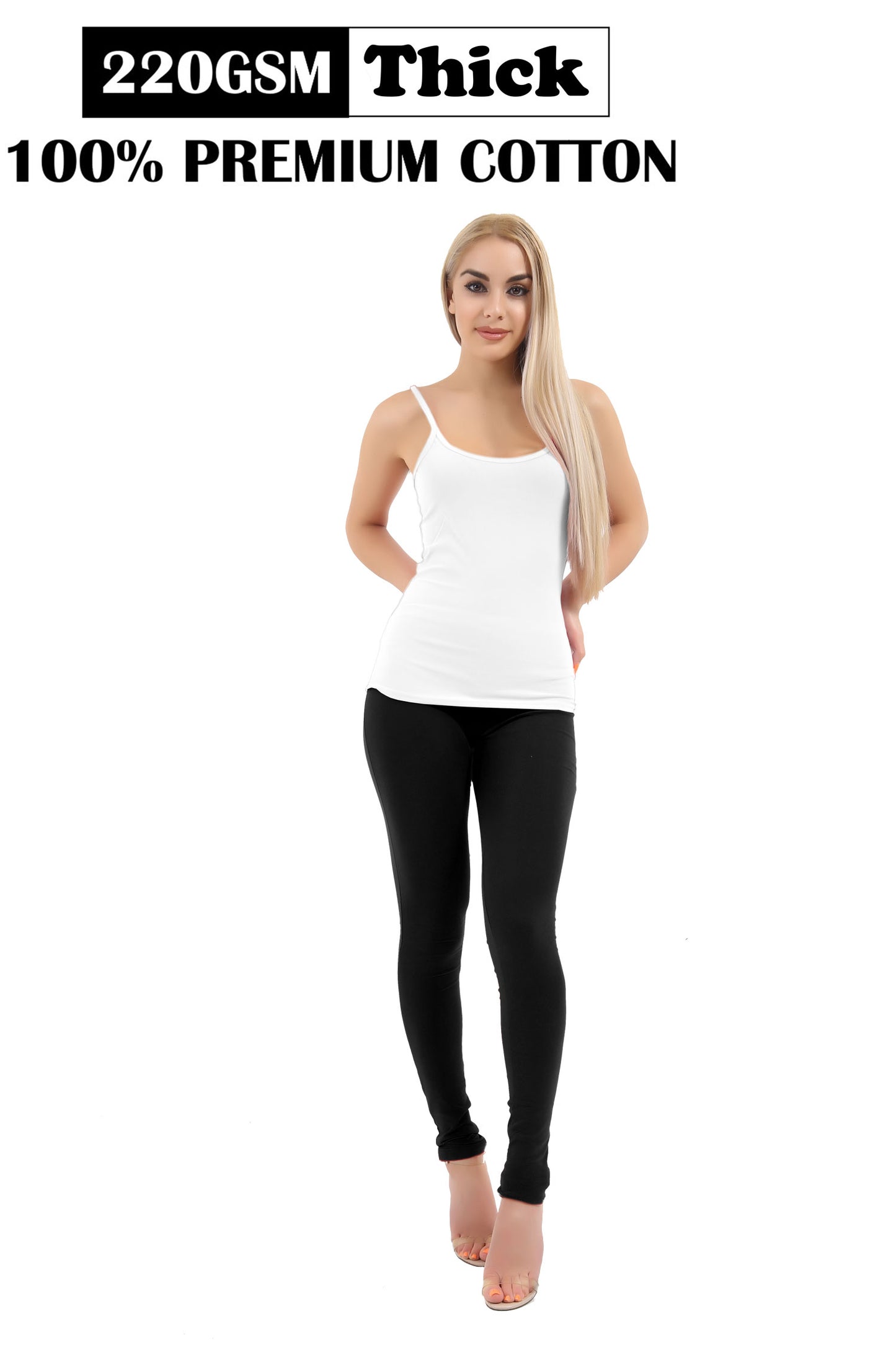 Women Thick Full Length Cotton Leggings