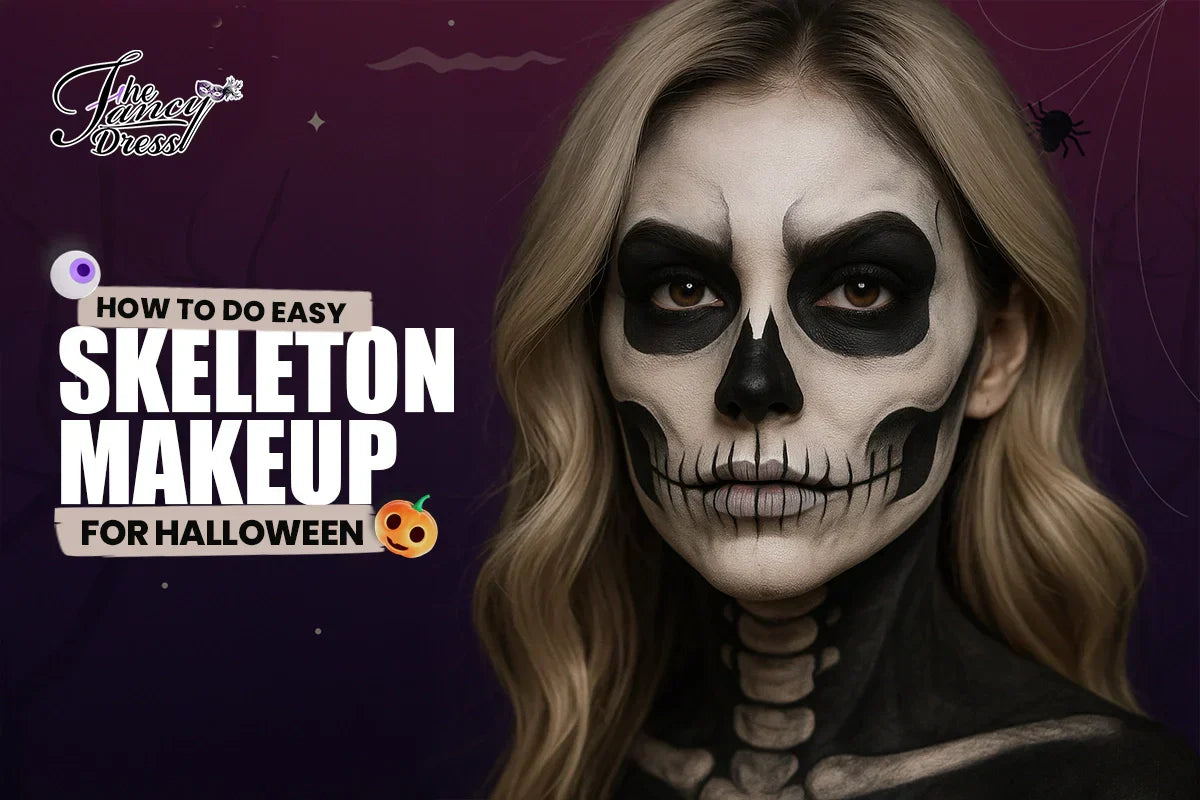 How To Do Easy Skeleton Makeup for Halloween?