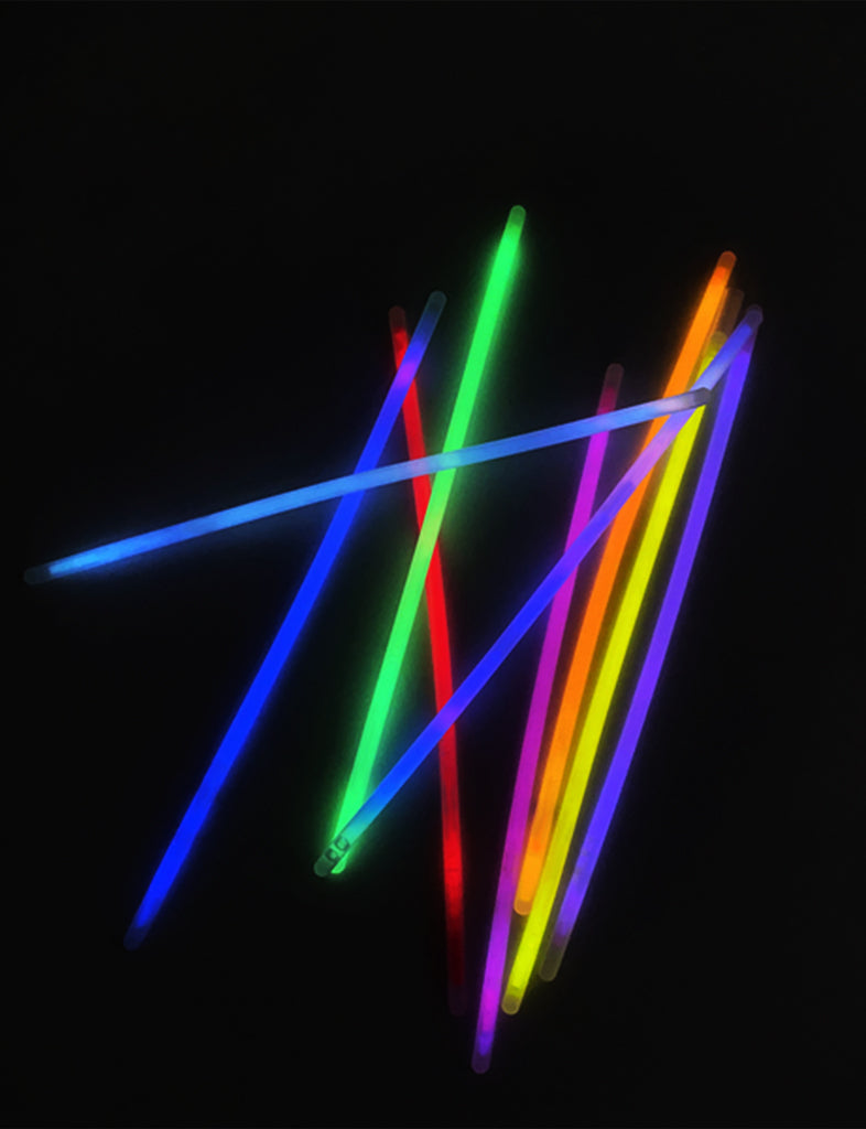 100 Pcs Glow Sticks 8'' (5*200 mm)
