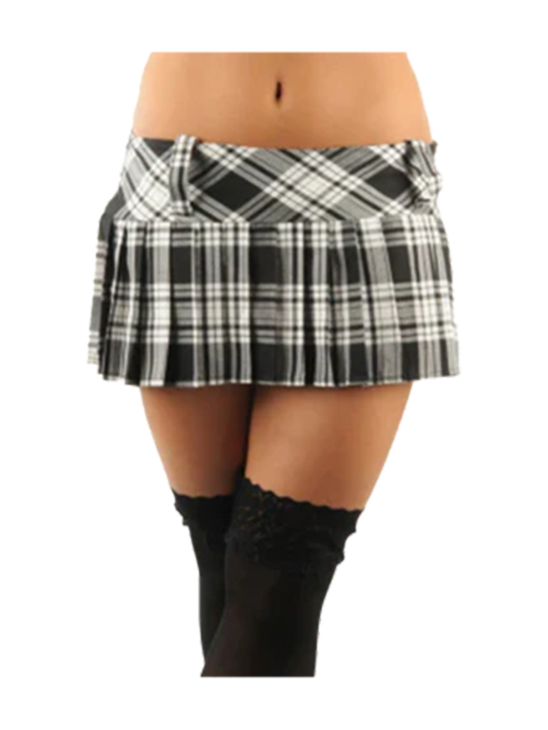 Crazy Chick Pleated Tartan Skirt (12 Inches)