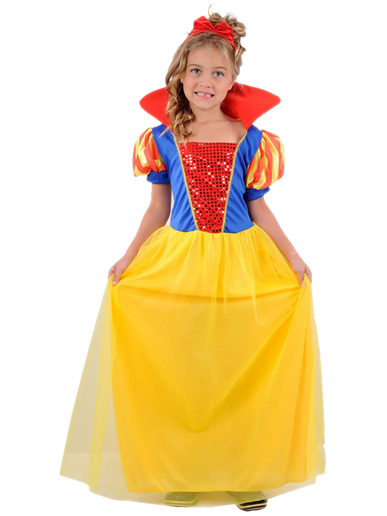 Girl Snow White Princess Fairy Tale Costume