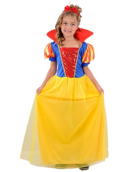 Girl Snow White Princess Fairy Tale Costume