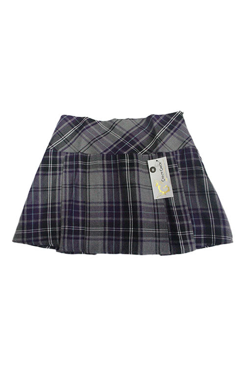 Crazy Chick Pleated Tartan Skirt (12 Inches)