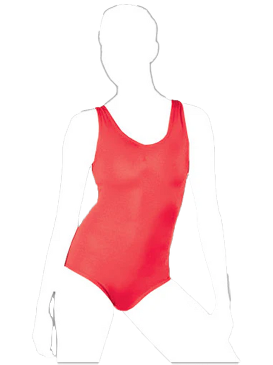 Crazy Chick Girls Plain Sleeveless Leotard