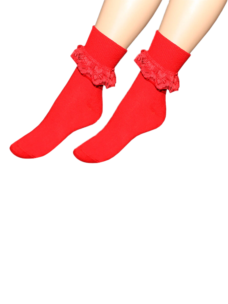Stylish Lace Trainer Socks