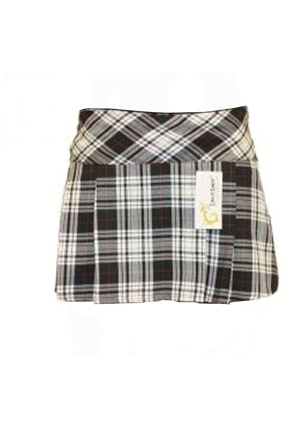 Adult Box Pleated Tartan Skirt (14 Inches)