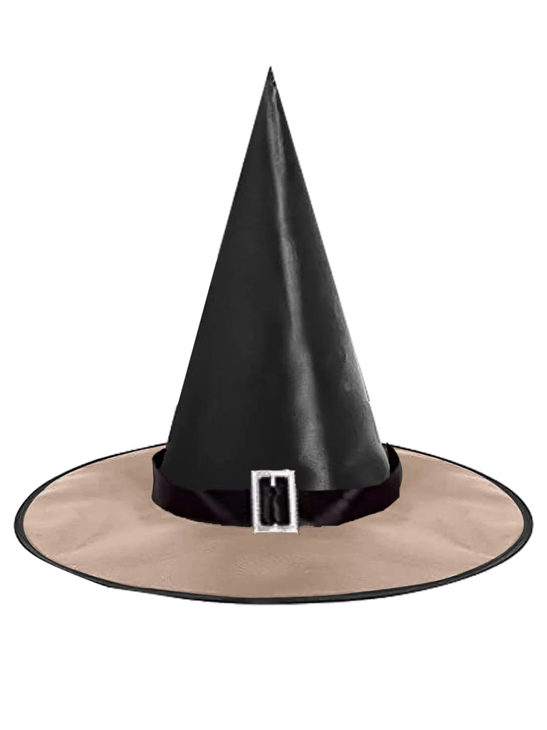 Black Witch Hat With Buckle