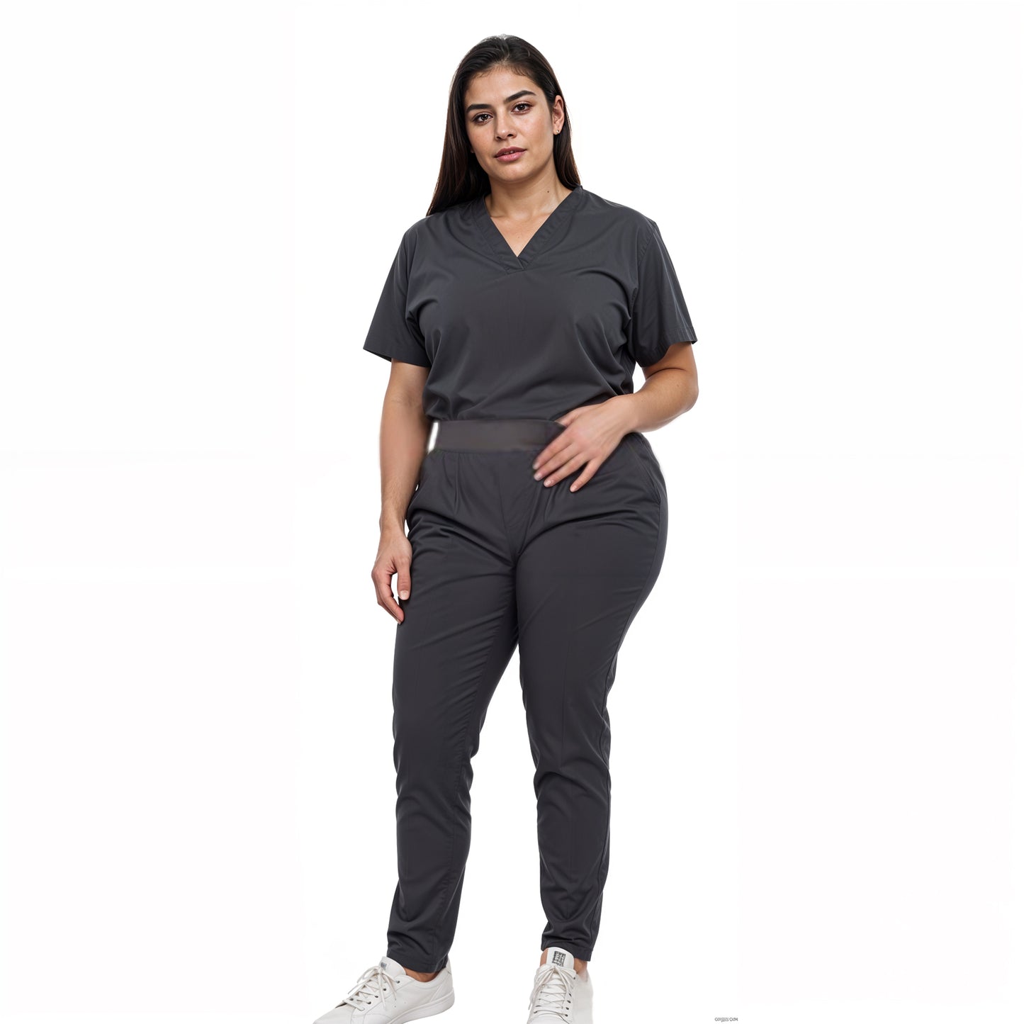 Women's Scrubs With Pockets Plus Size