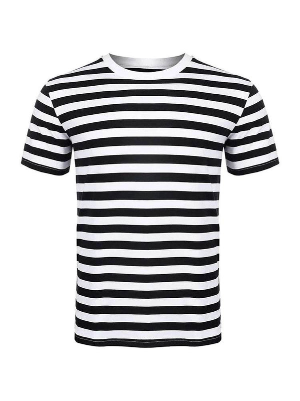 Kids 4Pcs Robber Costume Set– Striped Burglar Costume for Children's - thefancydress.co.uk