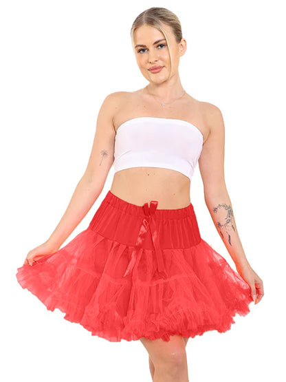 Crazy Chick Girl  Ruffle Petticoat Tutu Skirt