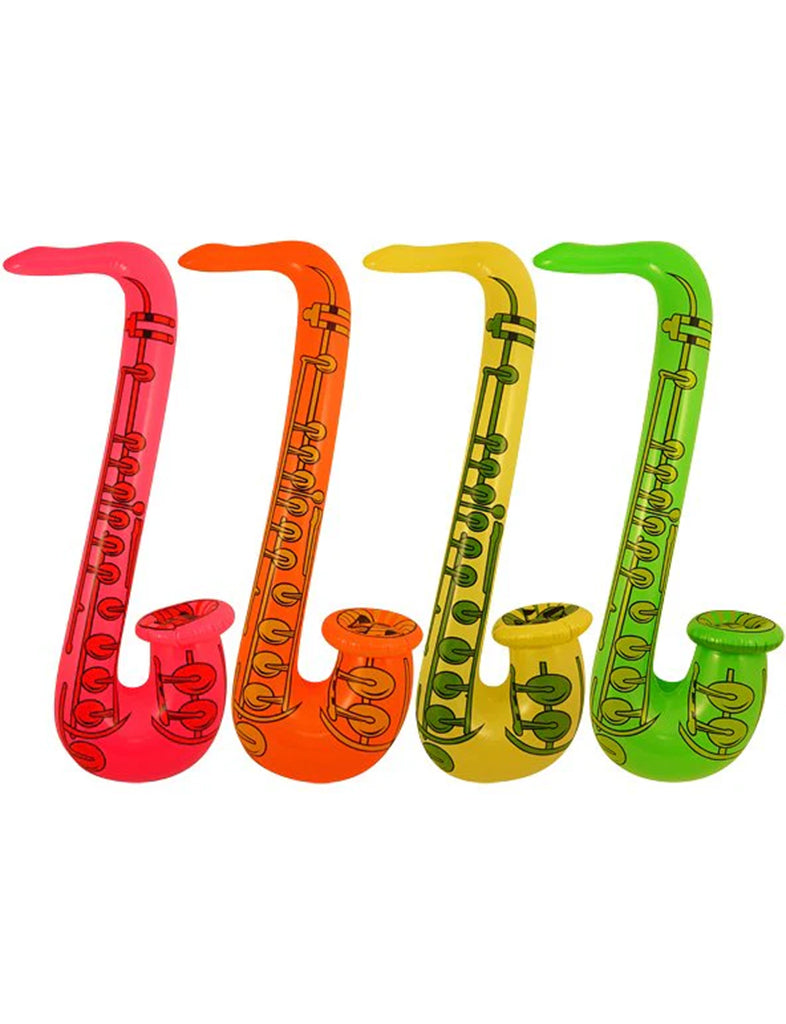 1x Inflatable Saxophone (Random Colour)