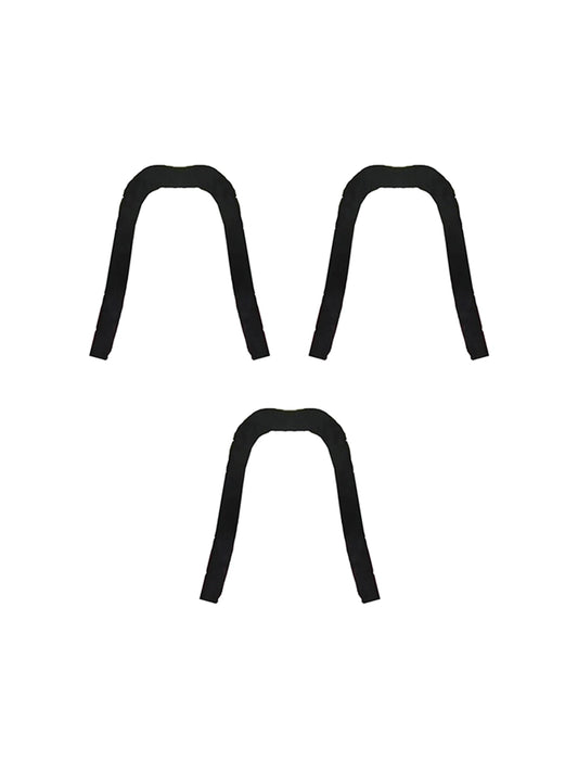Men's 80's, 90's Fancy Dress Humo'Stache Black Long Mustache
ack of 3