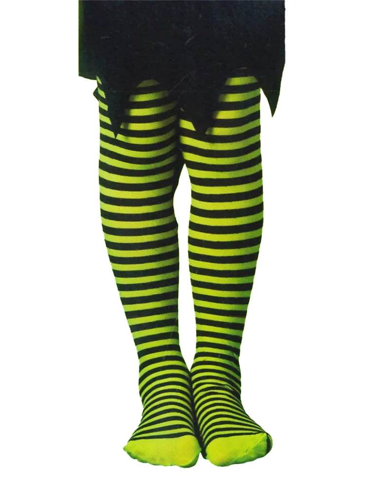 1x Adult Women Stripe Tights  (Assorted Color)