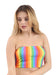 The Fancy Dress Women's Boob Tube rainbow