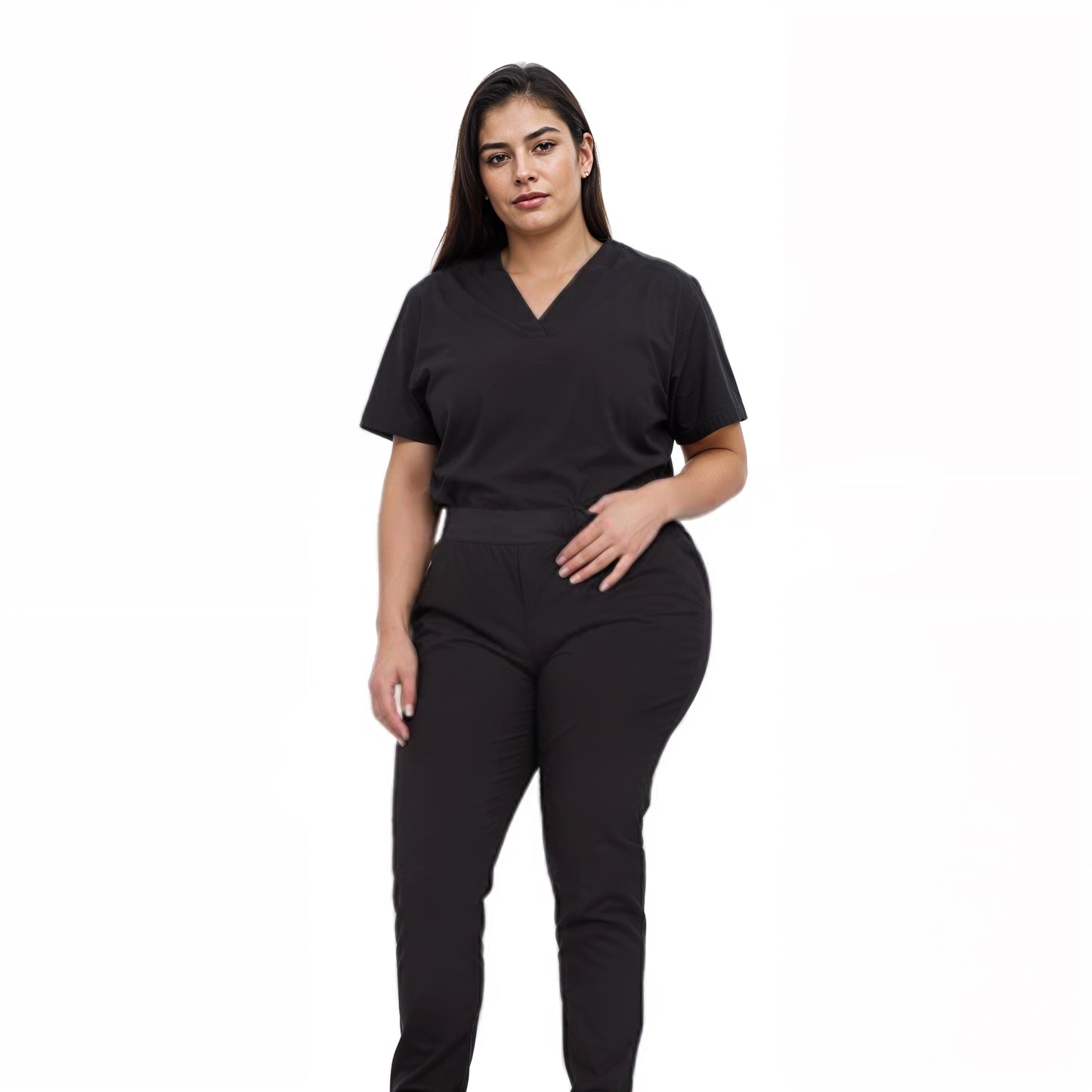 Women's Scrubs With Pockets Plus Size