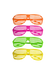 Assorted Adult Shutter Neon Glasses