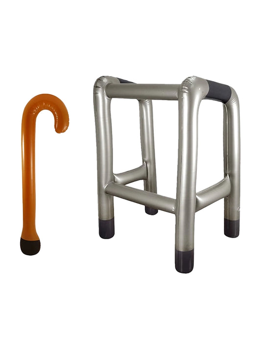 2 PC Inflatable Old Man Prop Set