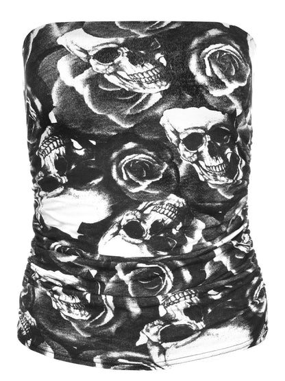 Skull Bandeau Top-2