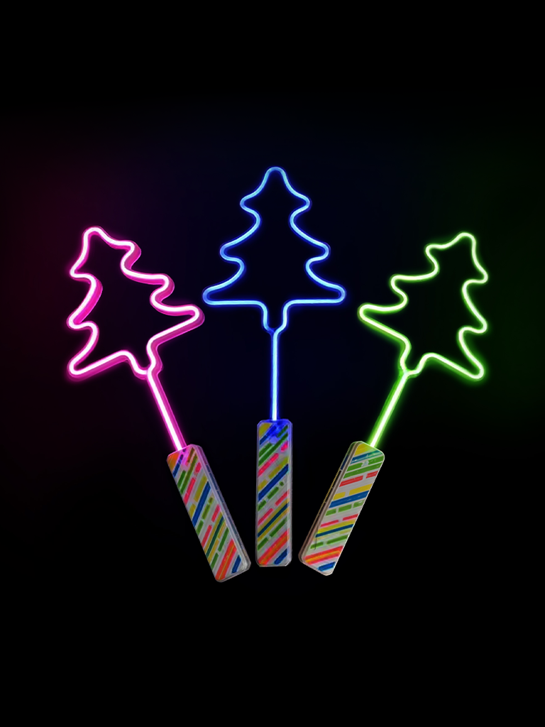 Christmas Tree Light Up Wand (Random Color)