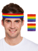 Unisex Rainbow Pride Headband With Wristbands Set