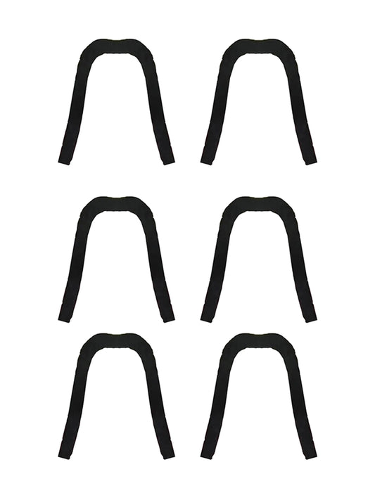 Men's 80's, 90's Fancy Dress Humo'Stache Black Long Mustache
ack of 6
