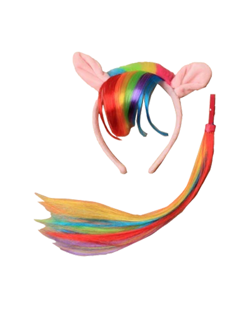 Rainbow  Pony Ears Aliceband