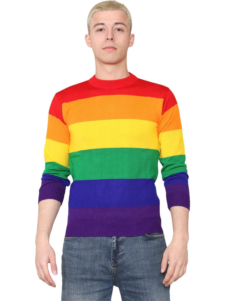 Unisex Rainbow Knitted Jumper