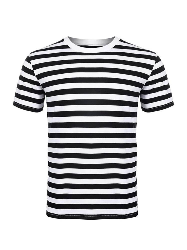 4Pc French Man Artist Mime Costume Set - thefancydress.co.uk