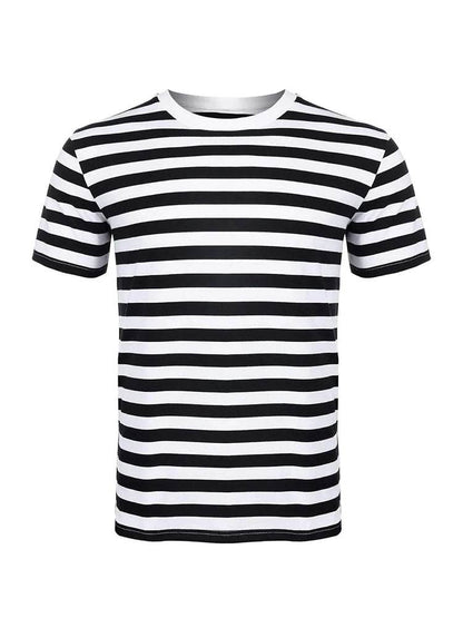 4Pc French Man Artist Mime Costume Set - thefancydress.co.uk