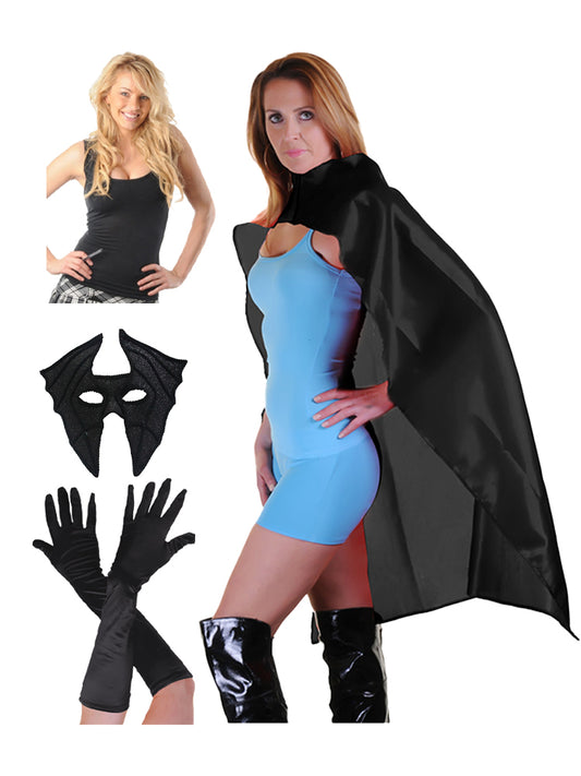 4Pcs Halloween Black Magic Mistress Set