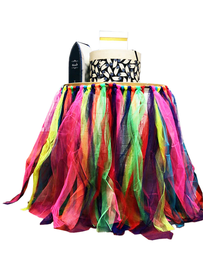 Rainbow Table Tutu Skirt
