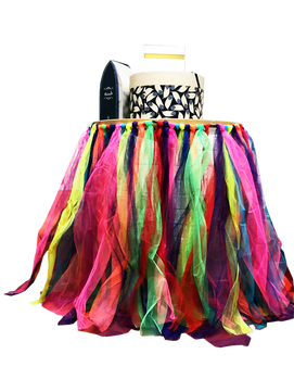 Rainbow Table Tutu Skirt