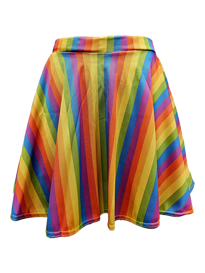 Adult Rainbow Skater Skirt
