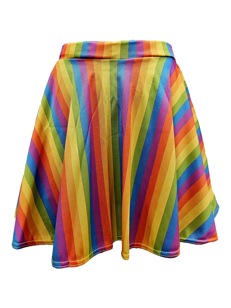 Adult Rainbow Skater Skirt