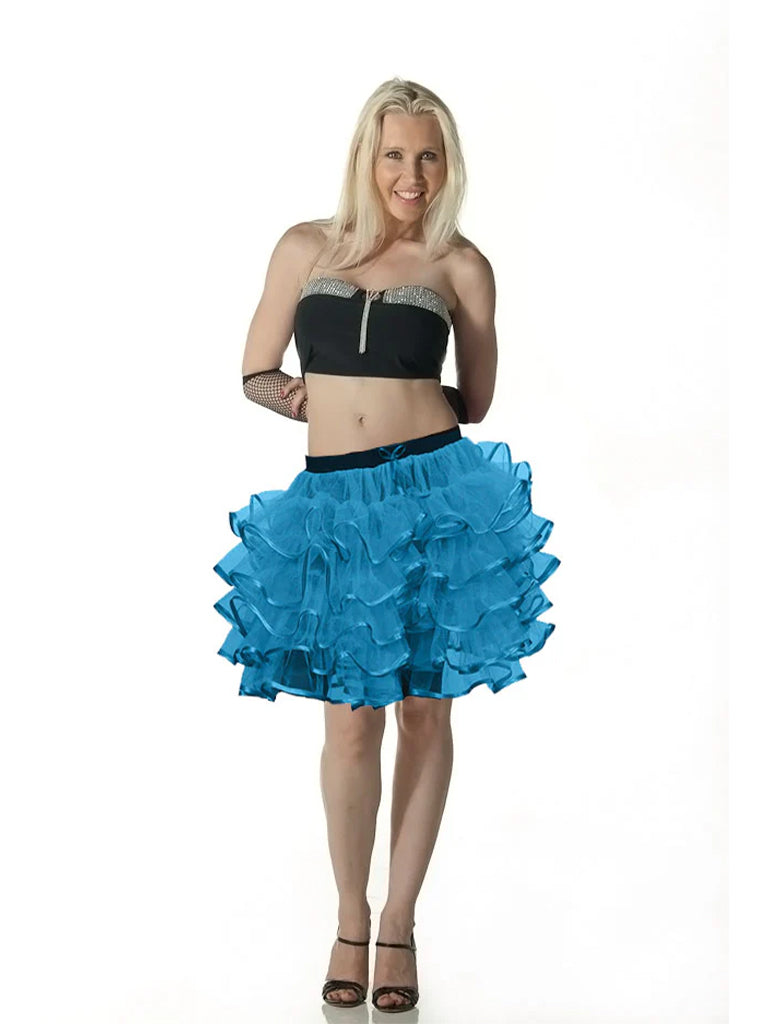 Women's 5 Layer Tutu skirt with Ribbon