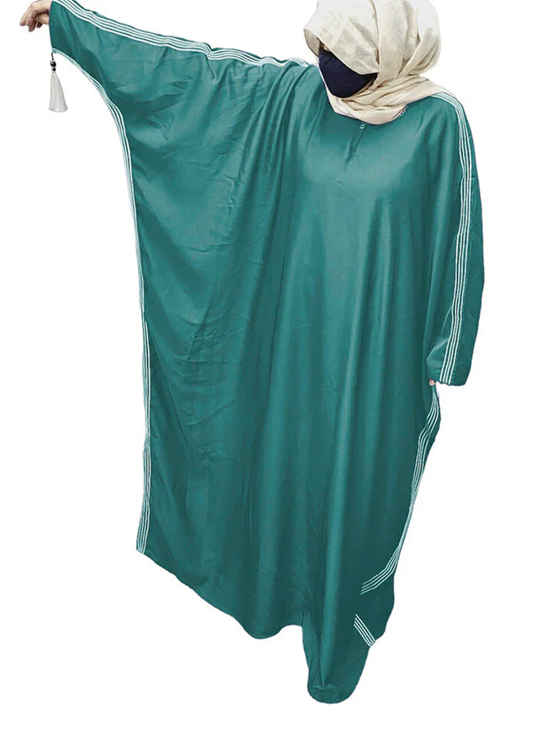 Women's Muslim Kaftan Robe Full Cover Prayer Abaya