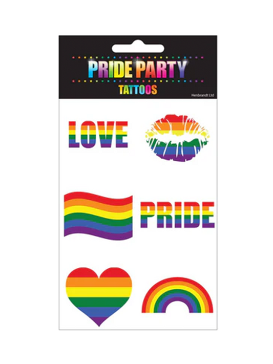 Rainbow Tattoos 5x5cm (Pack Of 12)
