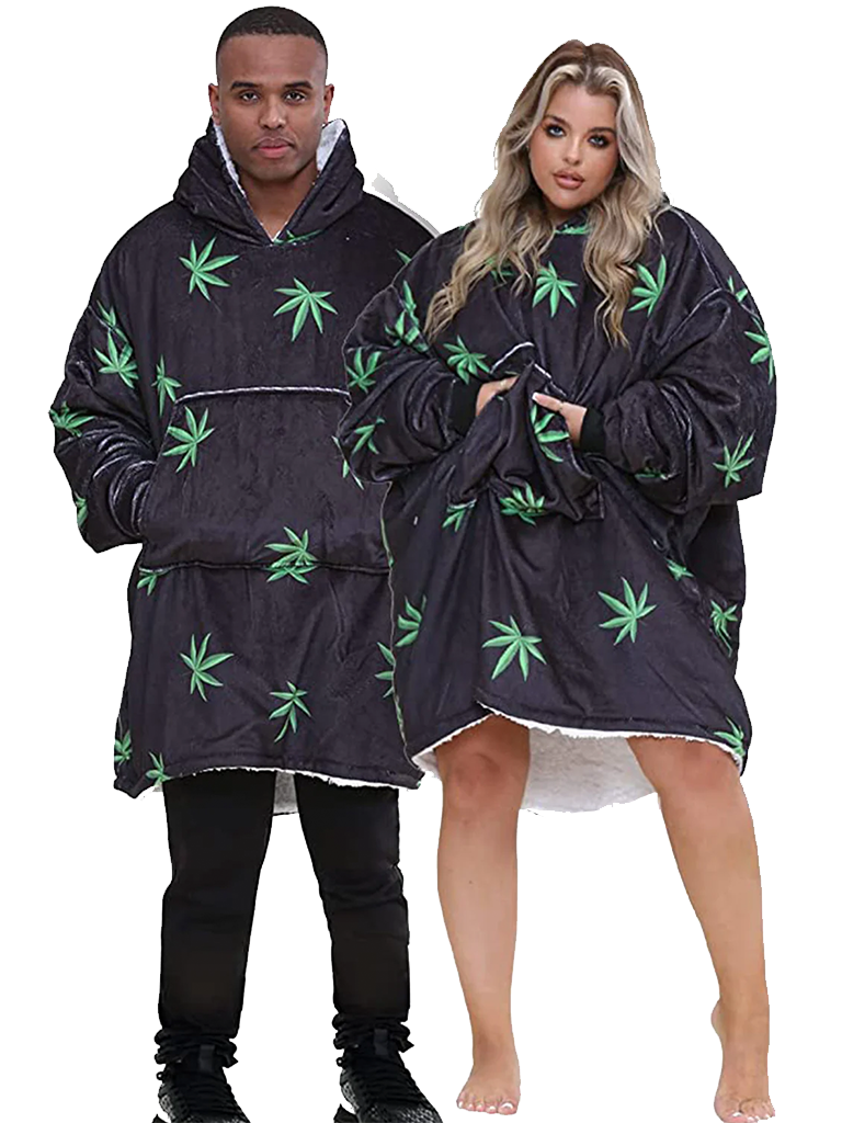 Adult Printed Hoodie Blanket