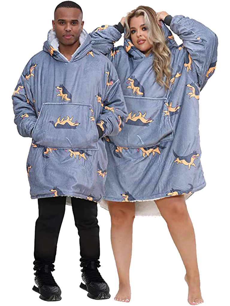 Adult Printed Hoodie Blanket