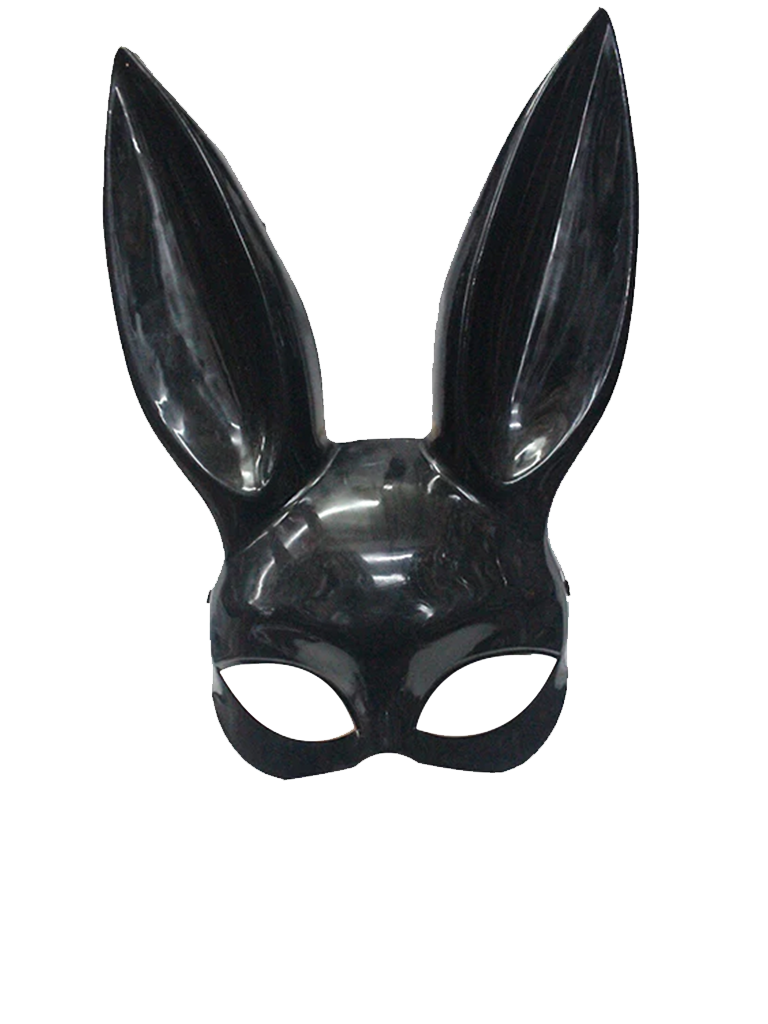 Black Bunny Mask