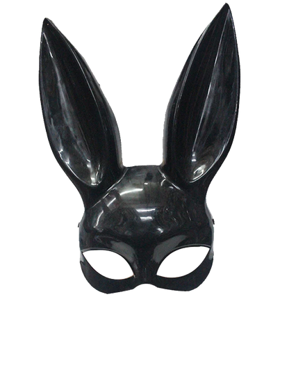 Black Bunny Mask