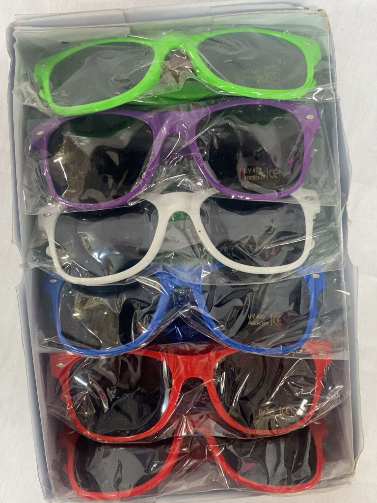 Assorted Colours Frame Dark Lens Sunglasses