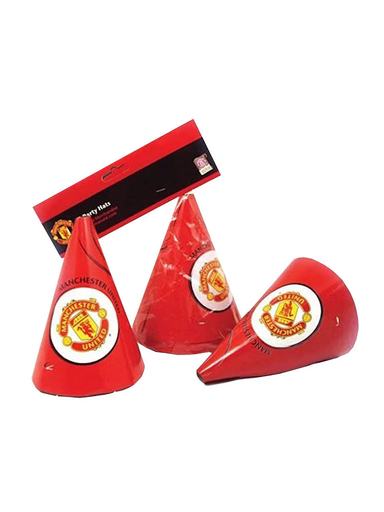 Manchester United Party Hats(Pack of 8)