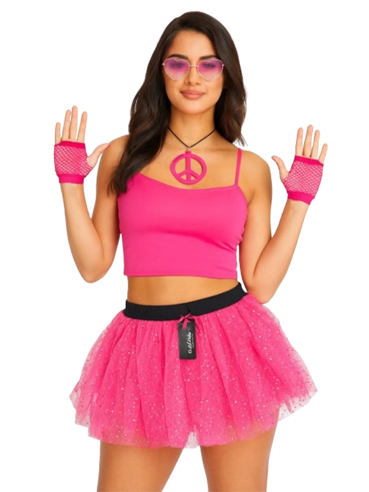 80s Fancy Dress Costume Outfit Set