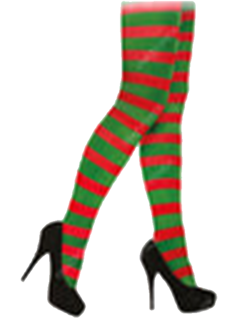 Adult Red Green Tights