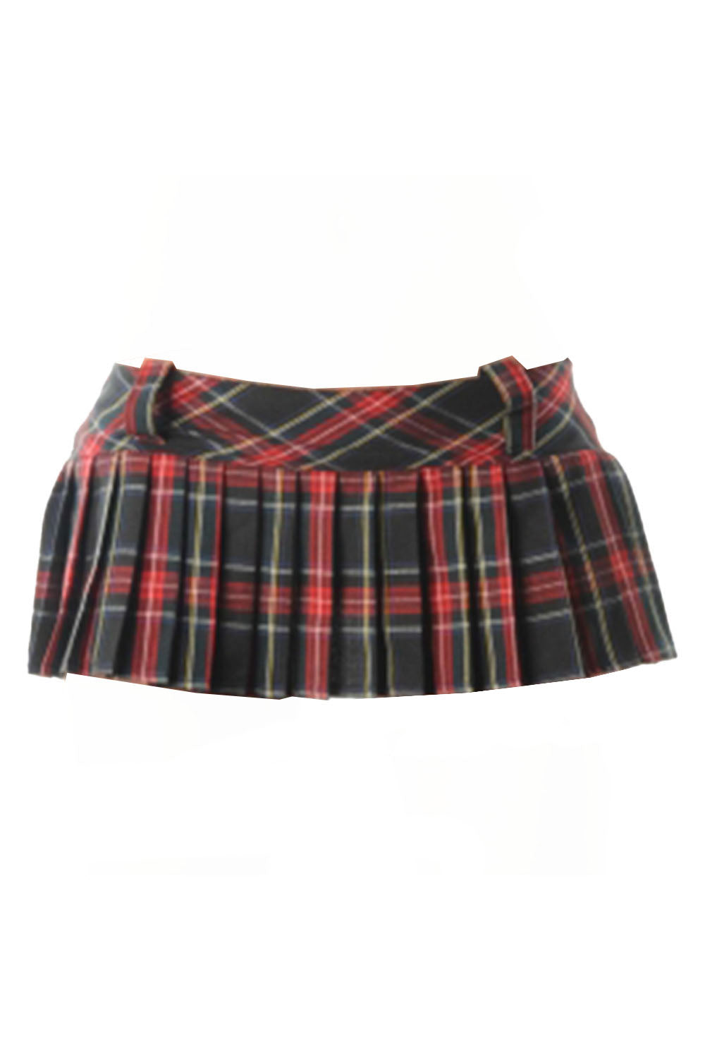 Crazy Chick Pleated Tartan Skirt (9 Inches)