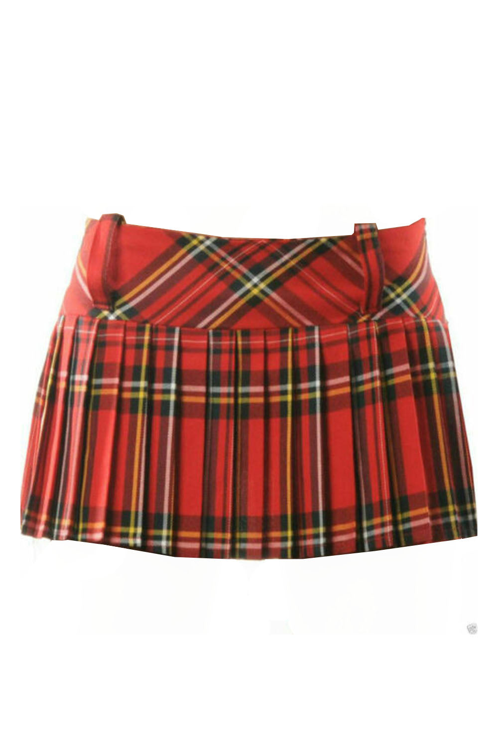 Crazy Chick Pleated Tartan Skirt (9 Inches)