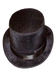 Black Velour Top Hat